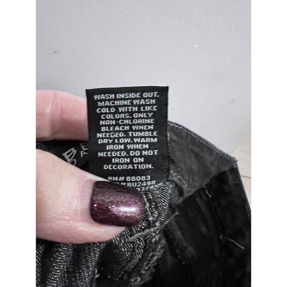 Beau Dawson Black Skinny Jeans Sz 8P - Picture 5 of 6
